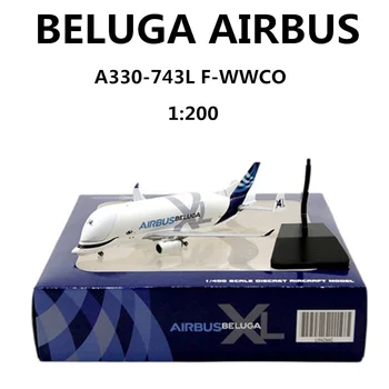 1:400 Mēroga Sakausējuma Lējumiem Airbus A330-743L Beluga F-WWCO No4 LH4266 Gaisa kuģu Modeļu Lidmašīnas Displejs Kolekcija Apdare Dāvanu