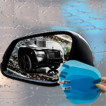 1 Pāris Auto Sānu Loga Lietus Plēve, Auto Atpakaļskata Spogulis Ūdensnecaurlaidīgs Filmu Infiniti FX-series Q sērijā-QX-sērijas Kupeja EX37 EX25