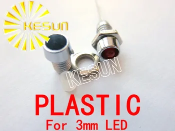 1000PCS x 3mm Plastmasas LED Turētājs Kārba 3mm LED Diodes