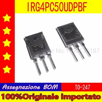 10pcs/daudz G4PC50UD IRG4PC50UD IRG4PC50UDPBF TO-247 IGBT tranzistora 55A 600V