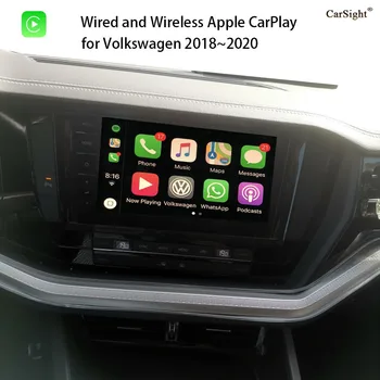2019 2020 Bezvadu Apple CarPlay Video Saskarne Volkswagen Automašīnu Spēlēt GPS Mūzikas Whatsapp Roku-Bezmaksas Tālruņa Zvanu Siri Balss
