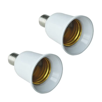 2X E14, Lai E27 Paplašināt Bāzes LED CFL Spuldzes Lampas Adapteri Converter Skrūvju Ligzdas