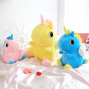 30cm gudrs unicorn Plīša rotaļlietas cute lelle mīkstās rotaļlietas Cool stuff gultas baby lelle zēns meitene dzimšanas dienas dāvana Ziemassvētku dāvanu