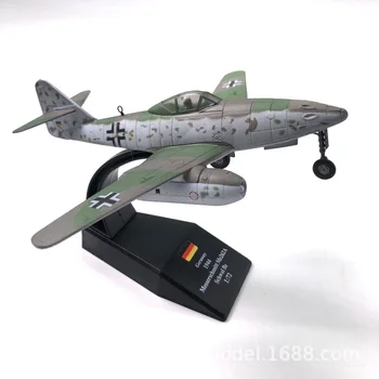 6pcs/daudz Vairumtirdzniecības 1/72 Mērogā Messerschmitt Me-262 Schwalbe Cīnītājs Lidaparātu un Iznīcinātājs-bumbvedējs Lējumiem Metāla Plaknes Modeli, Rotaļlietas