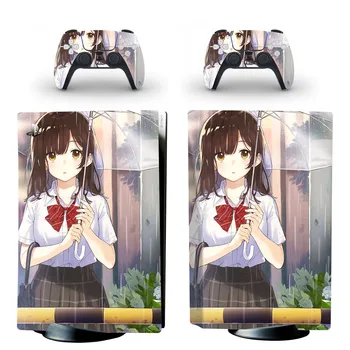 Anime Cute Meitene Sayu Ogiwara PS5 Disku Ādas Decal Uzlīmes Vāks Konsoles & Kontrolieri PS5 Diska Ādas, Vinila Uzlīmes