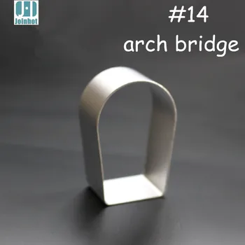 Arku tilts formas alumīnija sakausējuma cookie cutter deserti sīkdatnēm kuteris augļu /pudiņš pelējuma