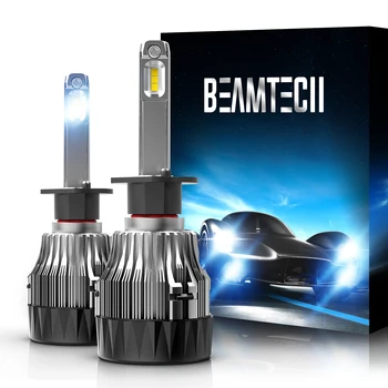 BEAMTECH H1 LED Spuldzes, 16000LM 70 W 30mm Heatsink Bāzes CSP Mikroshēmas 6500K Xenon White
