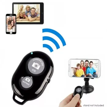 Bezvadu Slēdža Pogu Selfie Ierīču Fotokameras Kontrolieris Adapteris Foto Kontroles Bluetooth saderīgu Tālvadības Pogu