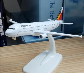 Filipīnu Gaisa Airbus A320 16cm lidmašīnu modeļus, bērnu Dzimšanas dienas dāvanu lidmašīnu modeļi rotaļlietas