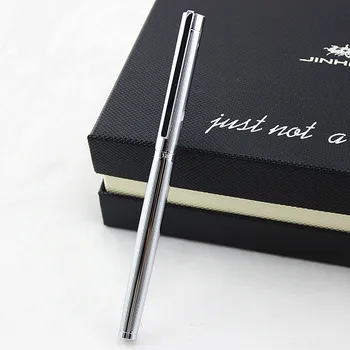 Jinhao 126 Tintes Uzpildes Metāla Lodīšu Pildspalva Rullīšu Luksusa Lodīšu Pildspalva ar dāvanu kastīte Biznesa Rakstot biroja, Skolas Piederumi