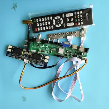 Komplekts M170E5-L05/M170E5-L08 Ciparu LCD Panelis 4 CCFL HDMI VGA Kontrolieris valdes 30pin USB DVB-T2, DVB-T 1280X1024 tālvadības TV 17