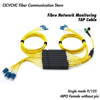 MPO Sadalītājs (TAP), Kabeļi 8 Šķiedras Tīkla Monitoringu ar SM, MPO/APC, lai LC/UPC, 2mm kabelis