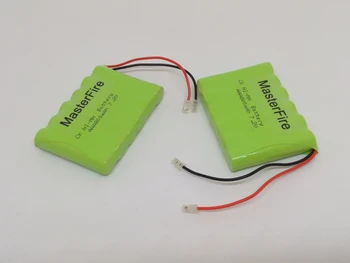 MasterFire 2pack/daudz Jaunu 7.2 V 6x AAA 800mAh Ni-MH Akumulatoru Šūnu Uzlādējamās NiMH Baterijas komplektu ar kontaktdakšu