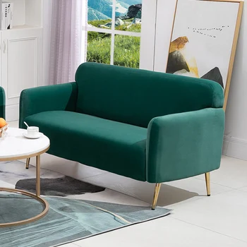 Mazu Lētu Dzīvojamā Istaba Dīvāns Modernā Elegants Samta Lounge Ziemeļvalstu Dīvāns, Ēdamistabas Dizaina Wohnzimmer Dīvāni Mājas Mēbeles GXR35XP