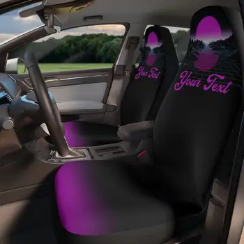 Metaverse sēdekļa pārvalki, Custom Car Seat Covers, Pasūtījuma nosaukums automašīnas komplektu, violeta auto sēdekļi, metaverse sun rise, sievietēm, sēdekļu pārvalki