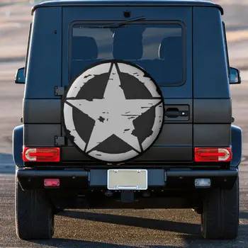 Militārās Taktikas Zvaigžņu Rezerves Riteņa Riepu Vāks Grand Cherokee Jeep RV SUV Tūristu Transportlīdzekļa Piederumi 14-17 Cm
