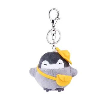 Mini Cute Maz Pingvīns Plīša Keychain Rotaļlietas, Plīša Key Chain Soma Kulons Mugursoma DecorationCar Keychain Ziemassvētku Dāvanu Meitene