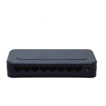 OEM 10 / 100mbps RJ45 8 Port Fast Ethernet Switch Lan Hub MUMS, ES Plug Adapteris 5v Barošanas Tīkla Slēdzi