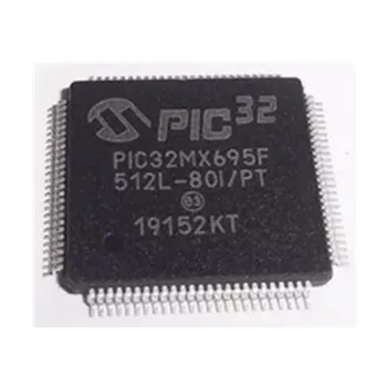 PIC32MX695F PIC32MX695F512L-80I/PT QFP100 Iekapsulēts Mikrokontrolleru