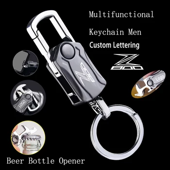 Par KAWASAKI z800 Z 800 2013 2014 2015 2016 Motociklu Atslēgu piekariņi Keychain Metāla Daudzfunkciju Keyring
