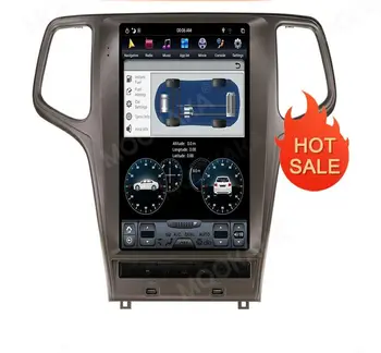 Tesla Stila Ekrāna Android 9 4G 64GB Auto Multimedia Player Jeep Grand cherokee 2010-2019 Radio, GPS Navigācija, Stereo Carplay