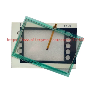Touch Screen Stikla Panelis B&R Barošanas Panelis PP45 4PP045.0571-062 4PP045.0571.062 4PP045-0571-062 ar Pārklājumu (aizsargplēvi)