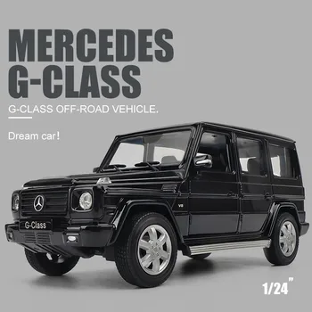 Welly 1:24 Mercedes-Benz G-Klase sakausējuma auto modelis Diecasts & Rotaļu Transportlīdzekļiem, Vāc dāvanas, kas Nav tālvadības tips transporta rotaļlietas