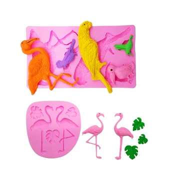 Ķīnas Flamingo Gulbis Pomādes Gatavošanas Rīki Silikona Veidnes Cepšanai Kūka Dekorēšanas Virtuves Piederumi Cukura Amatniecības Maizes